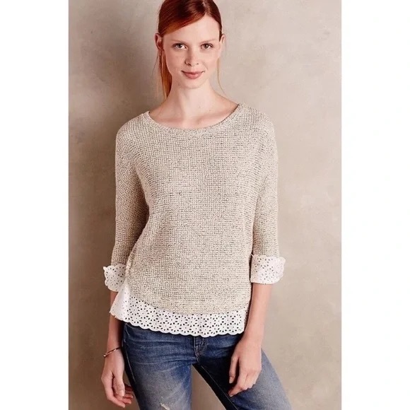 Anthropologie Saturday Sunday Nolina Pullover Sweater Medium - Picture 1 of 9